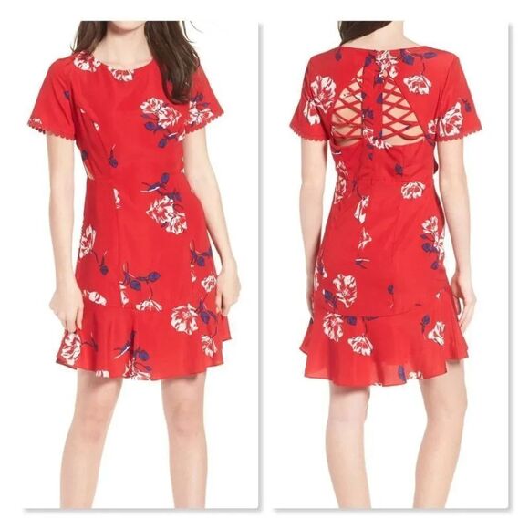 Socialite Dresses & Skirts - Socialite Cutout Fit & Flare Dress sz Small